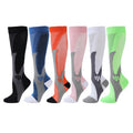 Wholesale Custom 20-30mmhg Professional Sport Knee High Anti-microbial Running Compression Socks