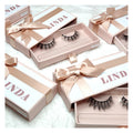 Wholesale Silk Strip Lashes Fluffy Fan Eyelashes Magnetic Lash Box 3D Fake Eyelashes