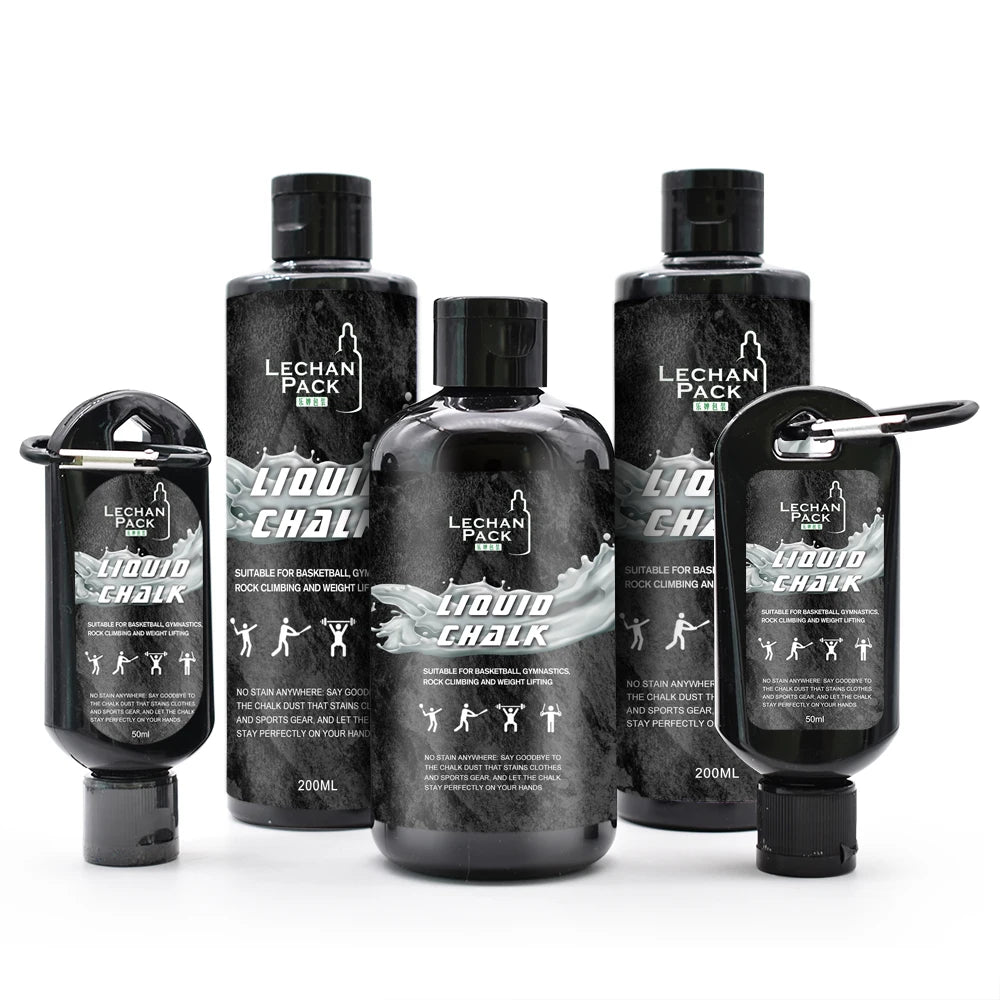 Manufacturer Custom logo 50ml Magnesium Carbonate Black Gym Liquid Chalk Marker with Customized Private Label