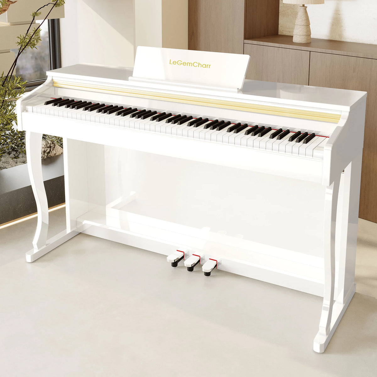 LeGemCharr Digital Keyboard Electronic Piano Instruments Music Instrument Piano Keyboard Electric Piano Digital 88 Keys