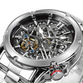 T-WINNER New Coming Men  Luxury Design Stainless Steel Mechanical Watches