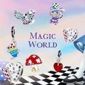 Rhinestone Pendant Charms 925 Sterling Silver Heart Charm for Jewelry Making
