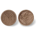 4 Pieces Wooden Aromatherapy Round Essential Oil Diffuser Walnut Wood Diffuser for Home Offices Cars Sauna Rooms SPA Yoga