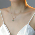 Elegant Transfer Lucky Beads Pendant Necklace Pearl Choker Necklace Jade Necklace for Women