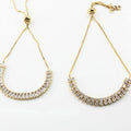 BMZ 2025 Christmas New Year Gifts Jewelry Good Quality Gold Fashion CZ Crystal New Adjustable Bracelet
