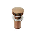 Modern Different Color Brass Pop-Up Drain Plug Gold Sink Waste with Click Clack Cleaner for Modern Bathroom