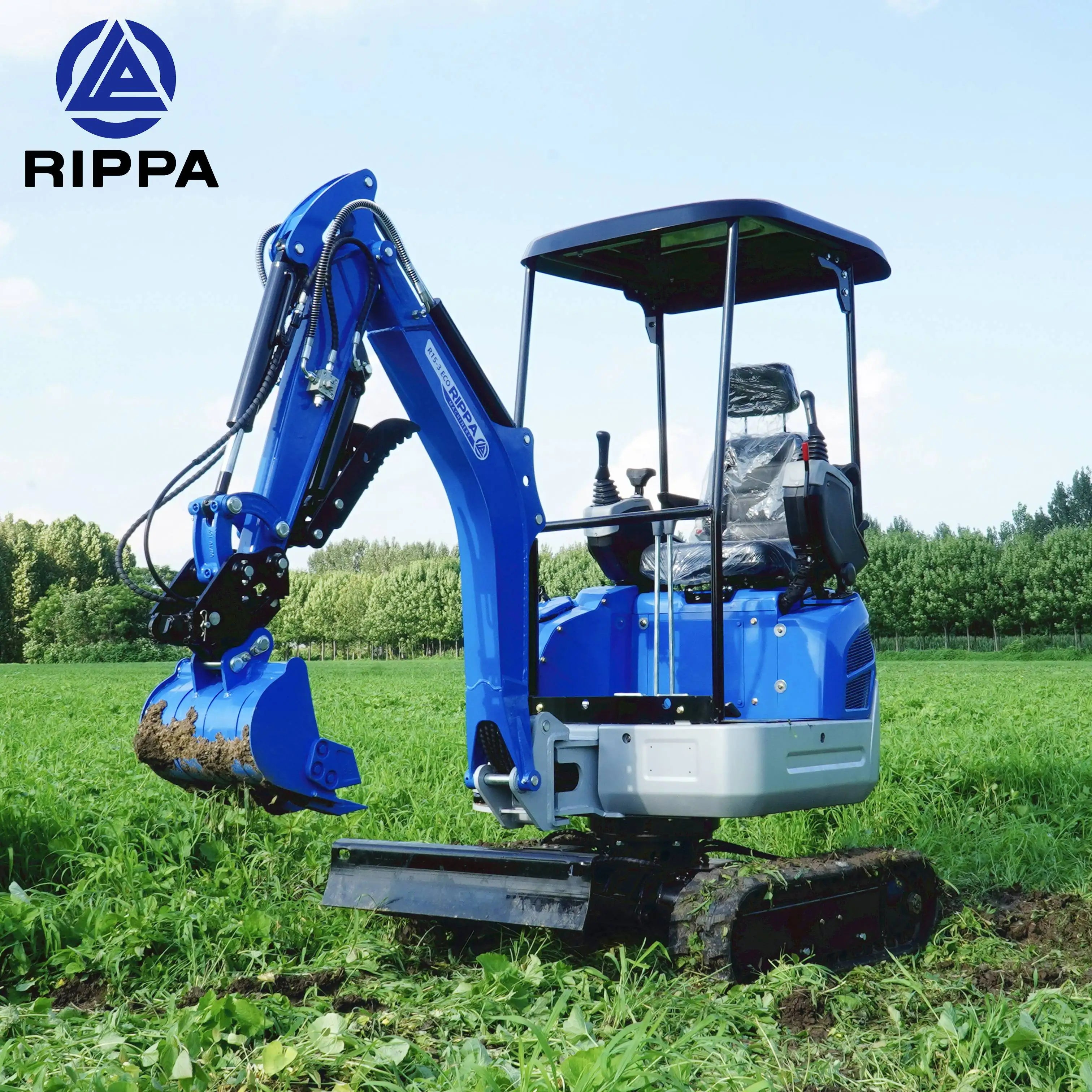 Agent-Specific 1Ton 1.5 Ton Home Use Micro Small KUBOTA Excavator Mini Excavator Core Components Motor Pump Gear Factory Price