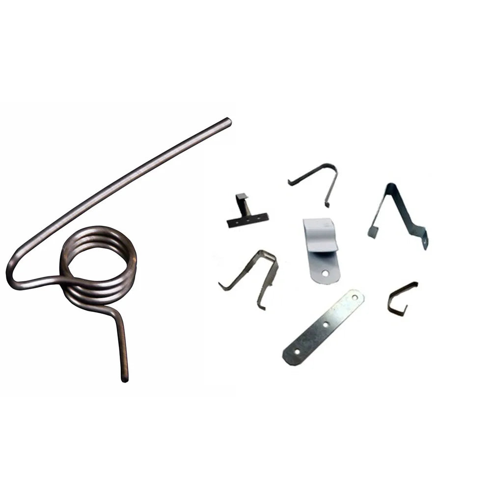 Custom Retainer Spring Clip Carbon Steel Remote Control Part Stainless Steel Flat Metal Spring Clips Made of Iron