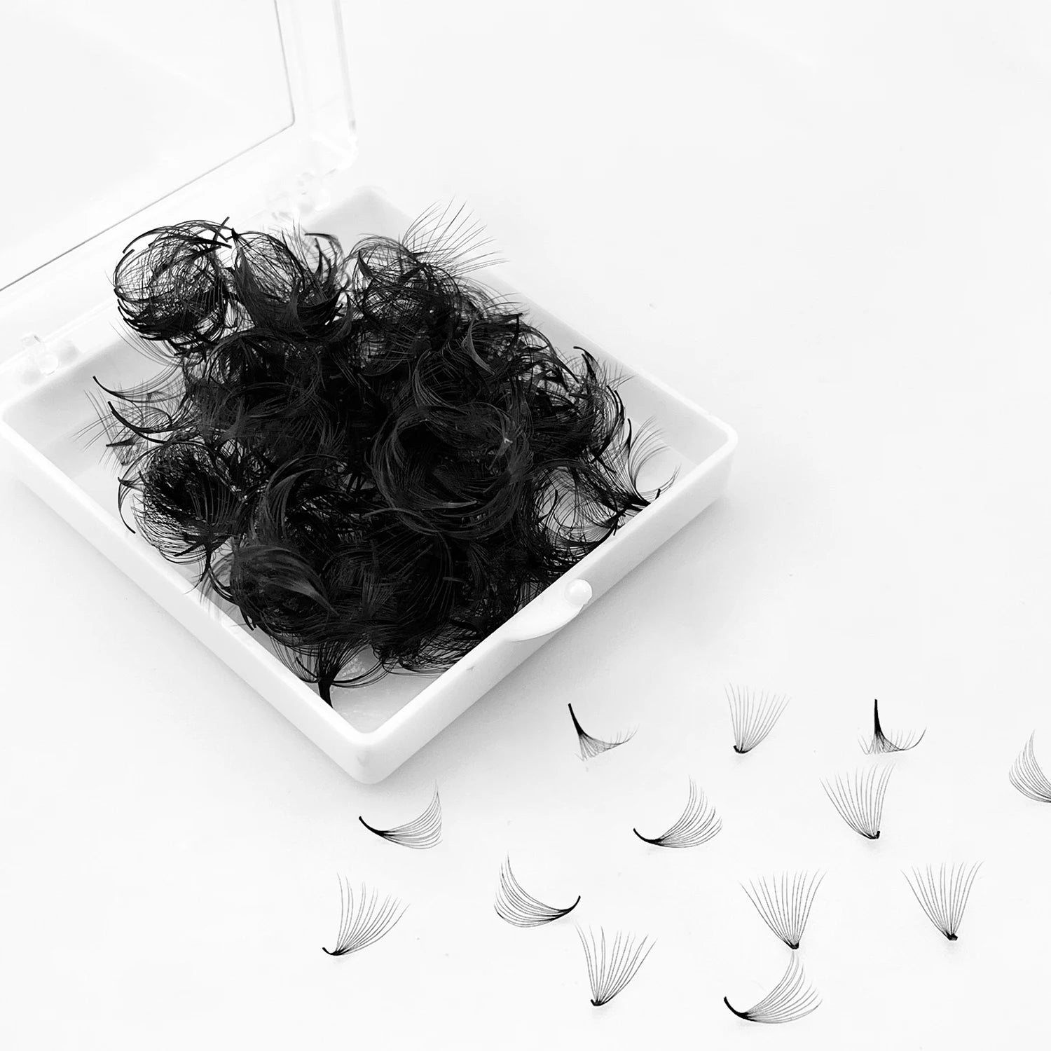 Abonnie Loose Mink Volume Handmade Premade Loose Fans Mixed Dd Curl Promade Lash Extension Fans
