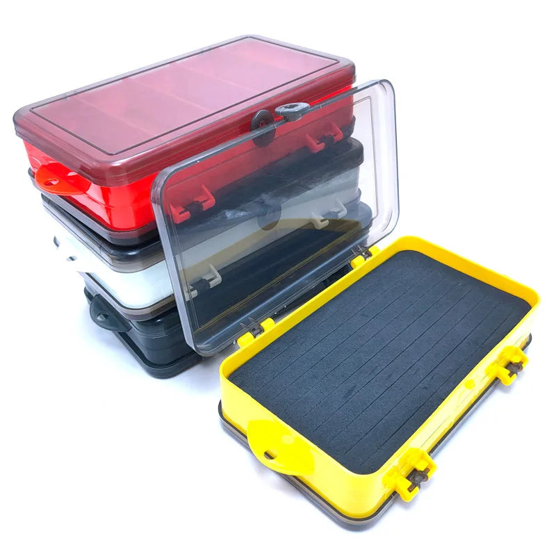 New Design Lure Bait Box Double-sided Lead Hook Accessories for Holding Soft Bait Set Fishing Bait Box