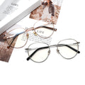 Retro Round Eyeglasses Frame Custom Logo Glasses Male Women Optical Blue Ray Blocking Spectacles