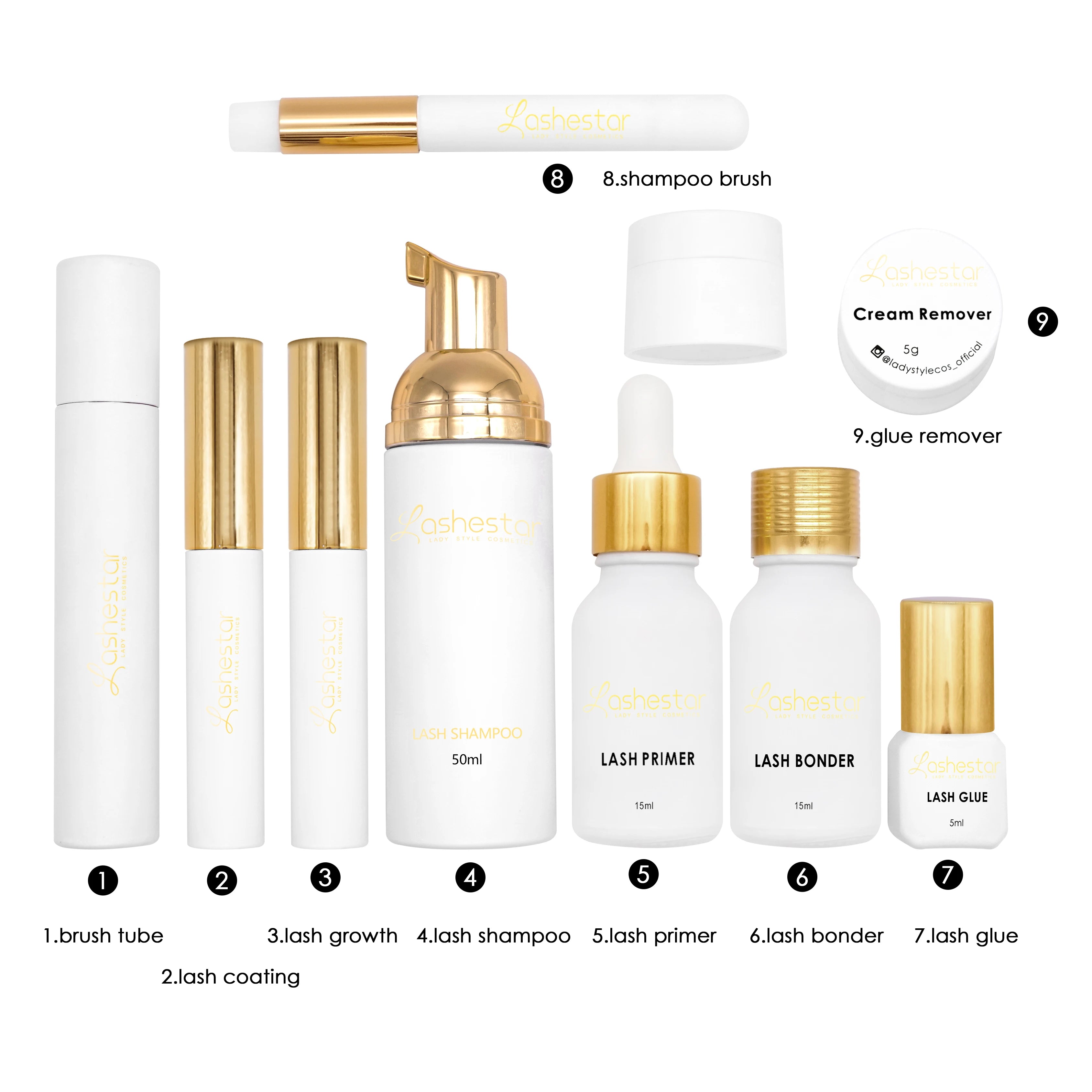 Wholesale Eyelash Cleaning Brush Foam Eyelash Cleaner Vegan Lash Shampoo Private Label Lash Shampoo for Eyelashes Extension