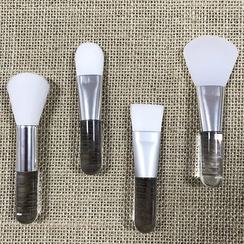 Ready to Ship Mini Mud Facial Mask Brush Silicone Brush Short Handle Private Label Clay Mask Face Mask Applicator
