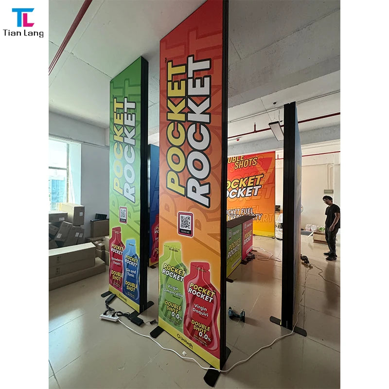 Portable Aluminum Outdoor Trade Show Product Display Booth Light Box Stall for Vendor Trade Shows