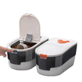 New Press Grain Storage Barrel 5KG Transparent Dog Food Cat Food Bucket Household Insect Proof Moisture-proof sealed