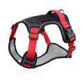 No Pull Adjustable Reflective Neoprene Dog Backpack Vest 1680d Oxford Dog Harness With Personalized Sticky Function