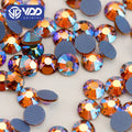 VDD 079 Topaz AB SS6-SS30 High Quality Hotfix Glass Rhinestones Crystal Color AB Flatback Strass Stones Garment Wedding Dress