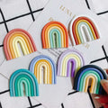 Wholesale Fashion Heishi Colorful Fimo Polymer Clay Beads Lovely Candy Handmade Rainbow Polymer Clay Beads for Earring Diy