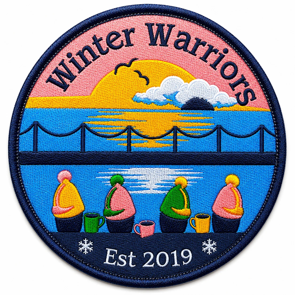 Factory Custom Woven Eco-Friendly Iron-On Sew-On Fabric Patch for T-shirts Hoodies Hats