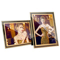 Fashion Crystal Glass Photo Frame Set Creative Customize Photo Frame