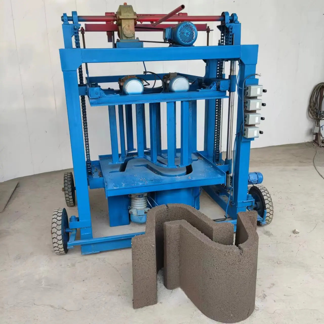 Eco-Friendly Non-Fired Brick Machine - Convert Waste to Bricks Save $5000/year on Fuel Free Installation Guide & Video Support