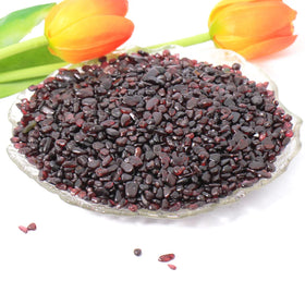 Crystal Chips Natural Crystal Garnet Chips Crystal Healing Stone Gems Garnet Gravel Chips