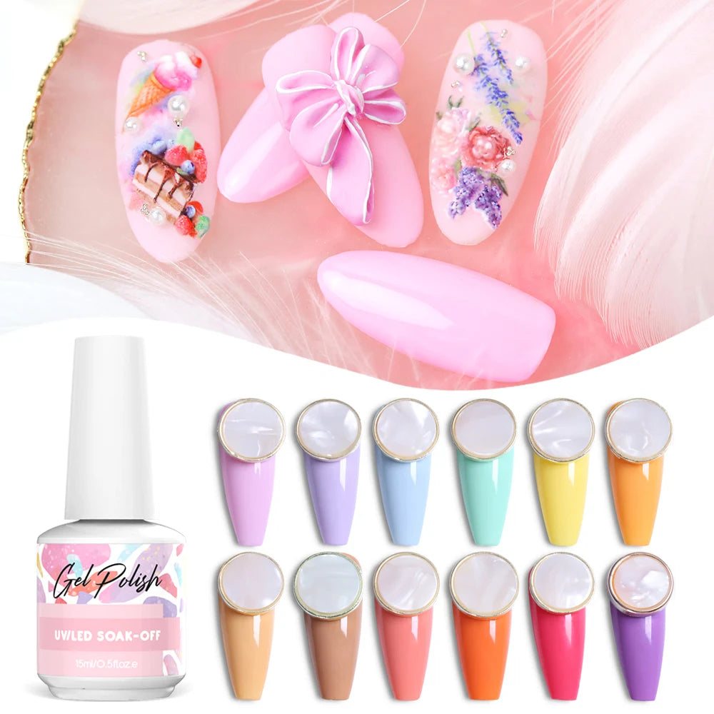 Missgel Professionnel Wholesale Supplies Solid Prue Color Gel UV Semi Permanent Vernis Ongles