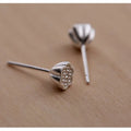 Factory Wholesale Silver Stud Earrings for Women New Trend Fashion Jewelry Cute Style for Engagement Wedding Anniversary