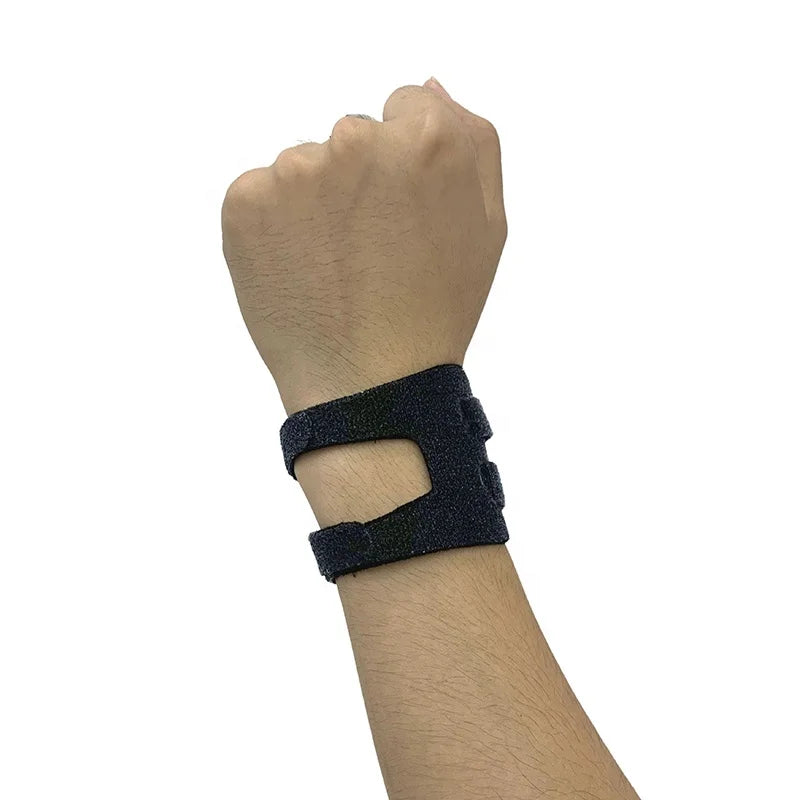 Universal Adjustable Polyester Wrist Brace Hook Loop Closure for Sports Weight Bearing Strain TFCC Tear Pain Relief Support