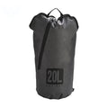 Hot Sale Custom Lightweight PVC Lining Dry Bag Backpack 10L 20L 30L Gray Outdoor Floating Roll Top with Airtight Zipper Closure