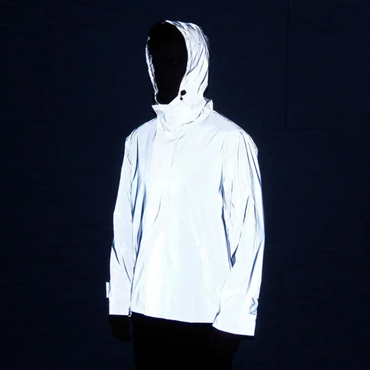 Plus Size Jackets 2022 Men Fashion Casual Solid Color Windproof Plus Size Hoodies Jacket With Zipper