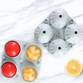Creative Homemade Spherical Silicone Ice Tray with Lid Bar Accessiories 4 Round Ice Trays Whisky Ice Ball Mold