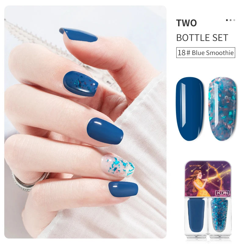 2026 Nail Supplies Oem Private Label Special Design 10ml Double Nail Polish Bottles Design Peel Off Nail Polish With MSDS