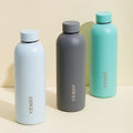 Yeway Rubber Coating Water Bottle Vacuum Stainless Water Bottle 500ml Custom Tumbler Drink Thermos Bottles with Lid