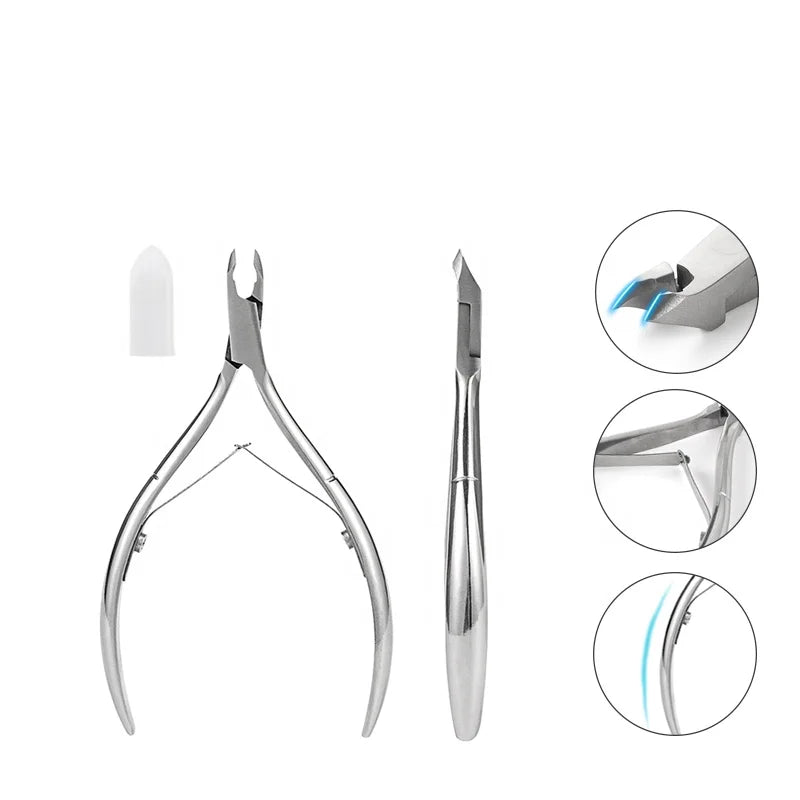 Eliter Hot Sale in Stock Duty Nail and Cuticle Nipper Nail Nippers Kit Low Custom Nail Nipper Sharpening
