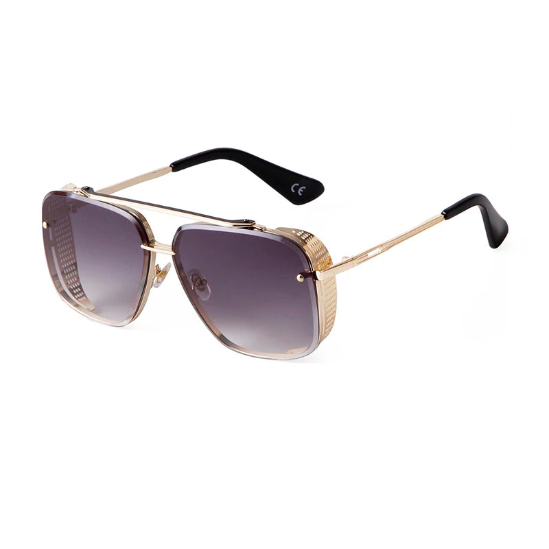 STORY STY5314 Luxury Brand Designer Sun Glasses Gradient Luxury Fashion Double Bridge CustomPilot Sunglasses for Men Women