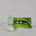 Zip Lock Printed Small Pvc Bag Green Women Makeup Zipper Pvc Pen Bag Zippered Cosmetic Toiletry Bag Pvc Cosmetic Zipper