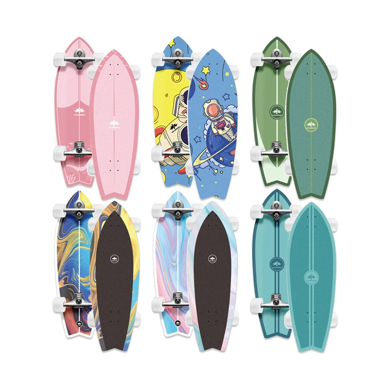 29" Pro Surfskate 7 Ply Canada Maple Surf Skate Board for Beginners