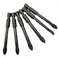 Hex Shank Taper Shank Cross Glass Drill Bit