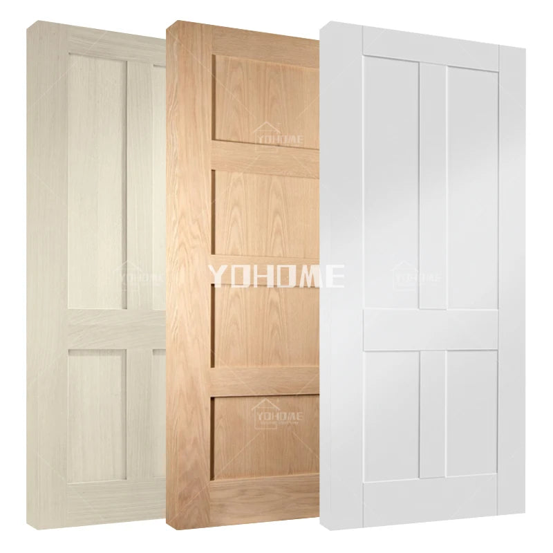 American Interior White Primed Panel Door White Primed Shaker Door Victorian Shaker 4P White Primed Door