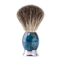 ZY Luxury Handmade Pure Badger Hair Shaving Brush Heavy Alloy Base with Resin Handle Salon Use Barber Brush Wholesale