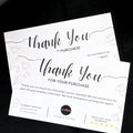 Digital Printing Greeting Card Fancy Offset Paper Embossed Business Postcard for Shopping Purchase Thank You Card Ordering Card