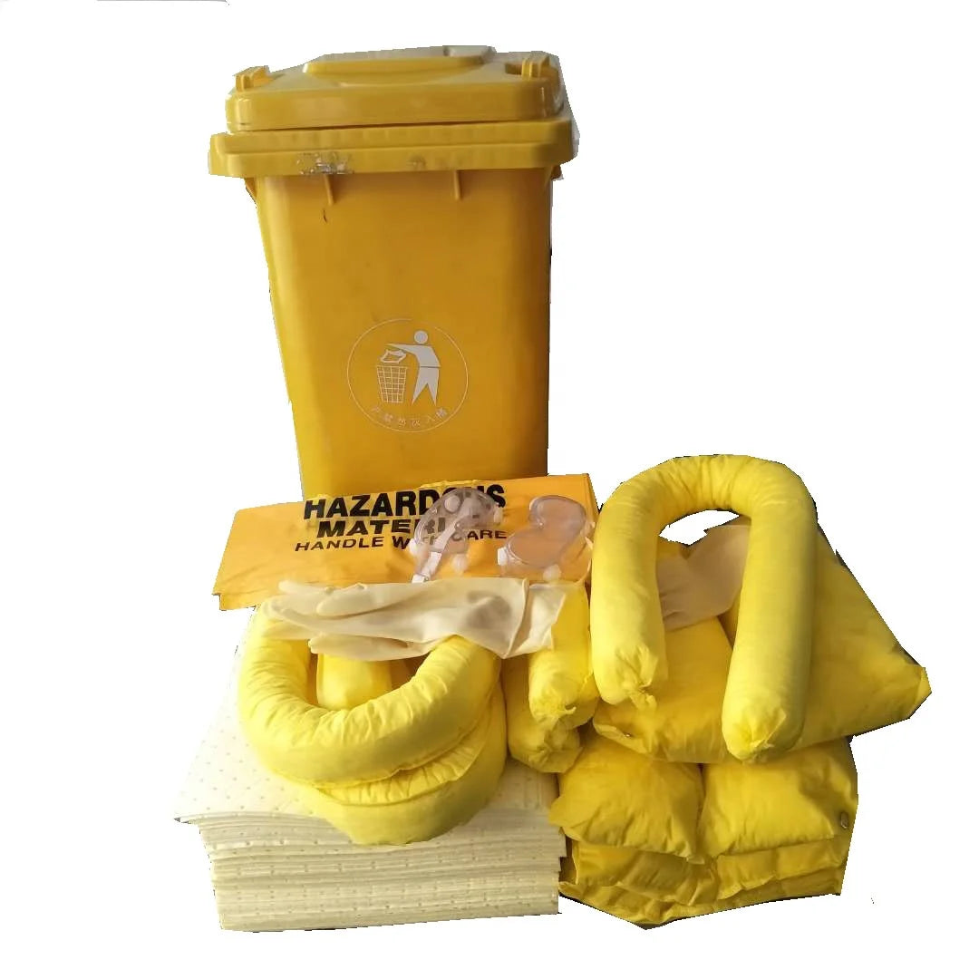 Factory + Movable Chemical Spill Kits 120L for Portable Efficient Environmental Spill Kit