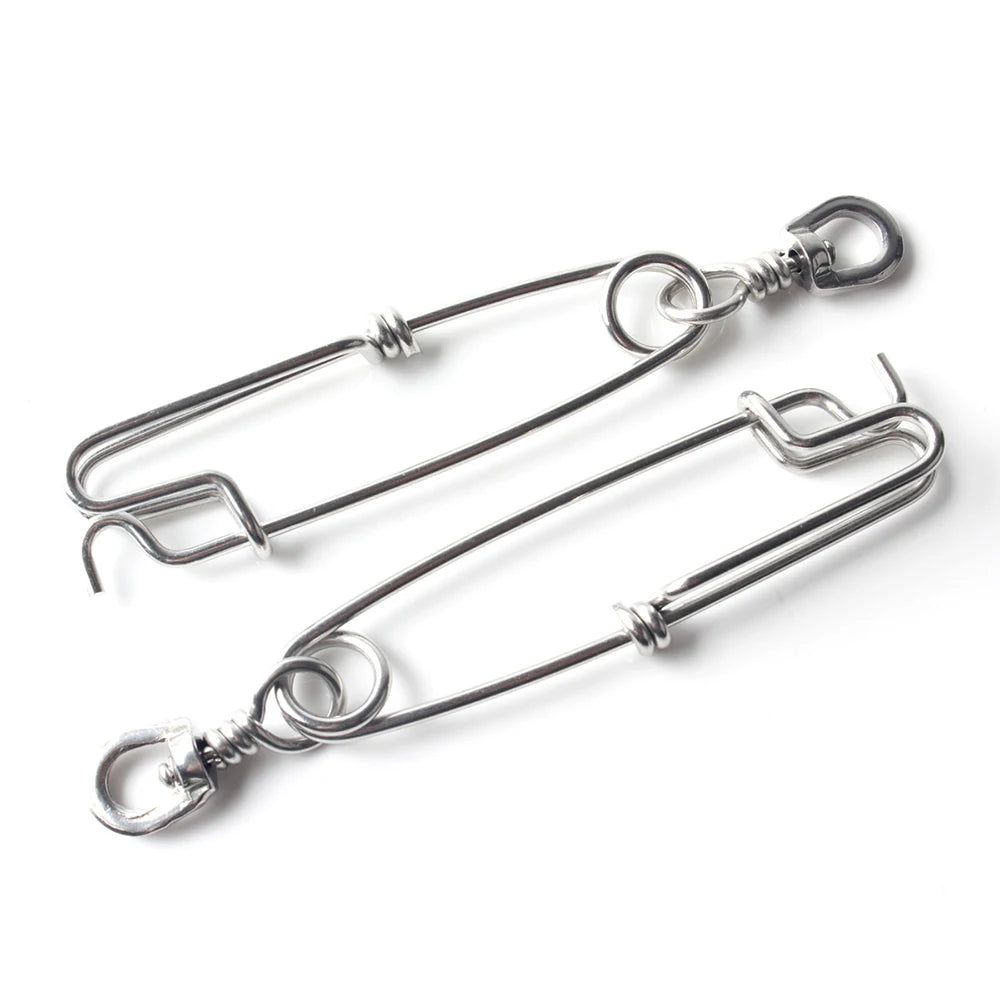 DORISEA Stainless Steel A-Type Swivel Snap Pin with B.L.Swivel Premium Snap Hook