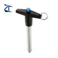 ZBLP Quick Release Pin 304 Stainless Steel T Handle Retractable Ball Lock Pin Spring Loaded Industrial Locking Fasteners