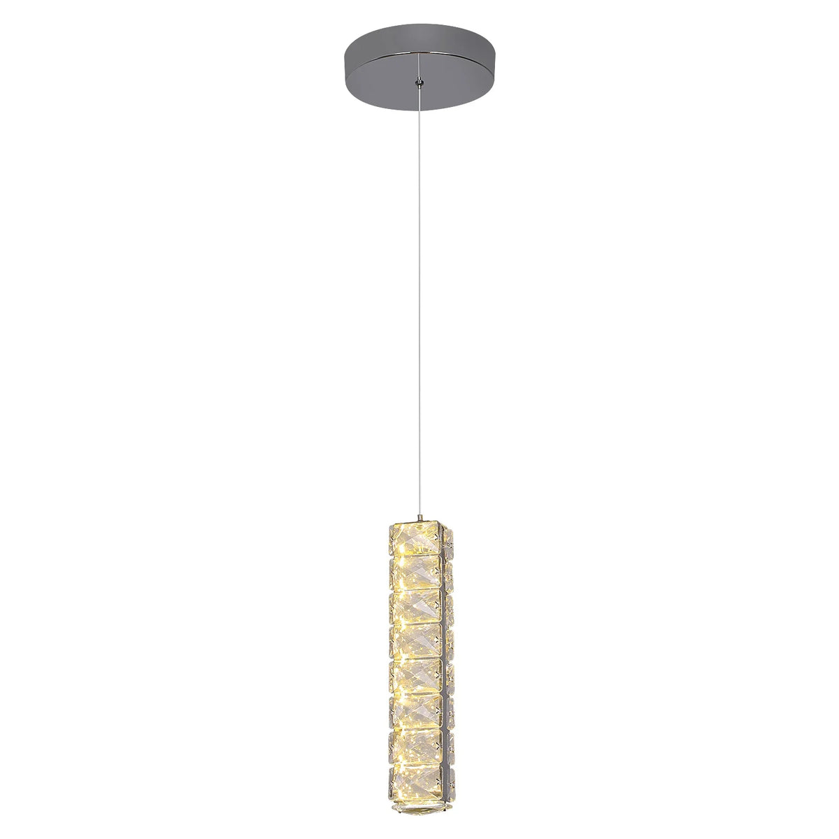 Custom 1 Head Modern Crystal Chandelier Bedroom Dining Room Decorative Lamparas MegaBDM