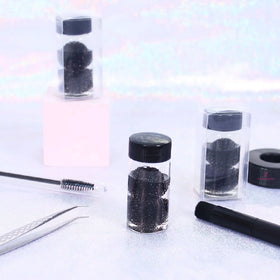 TZ Private Label Liquid Glue Remover Sponge Ball Black Eyelash Curler Cleaner Eyelash Extension Accessories Tweezer Cleaner
