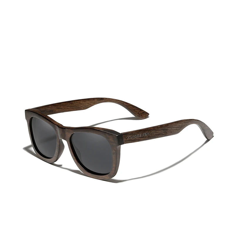 For KINGSEVEN 2021 Handmade Men's Polarized Lens Sun Glasses Original Vintage Eyewear Precious Wood Frame Polycarbonate for Men