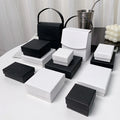 Custom Logo Paper Gift Jewelry Box with Slide-out Drawer for Rings Necklaces Bracelets Packaging