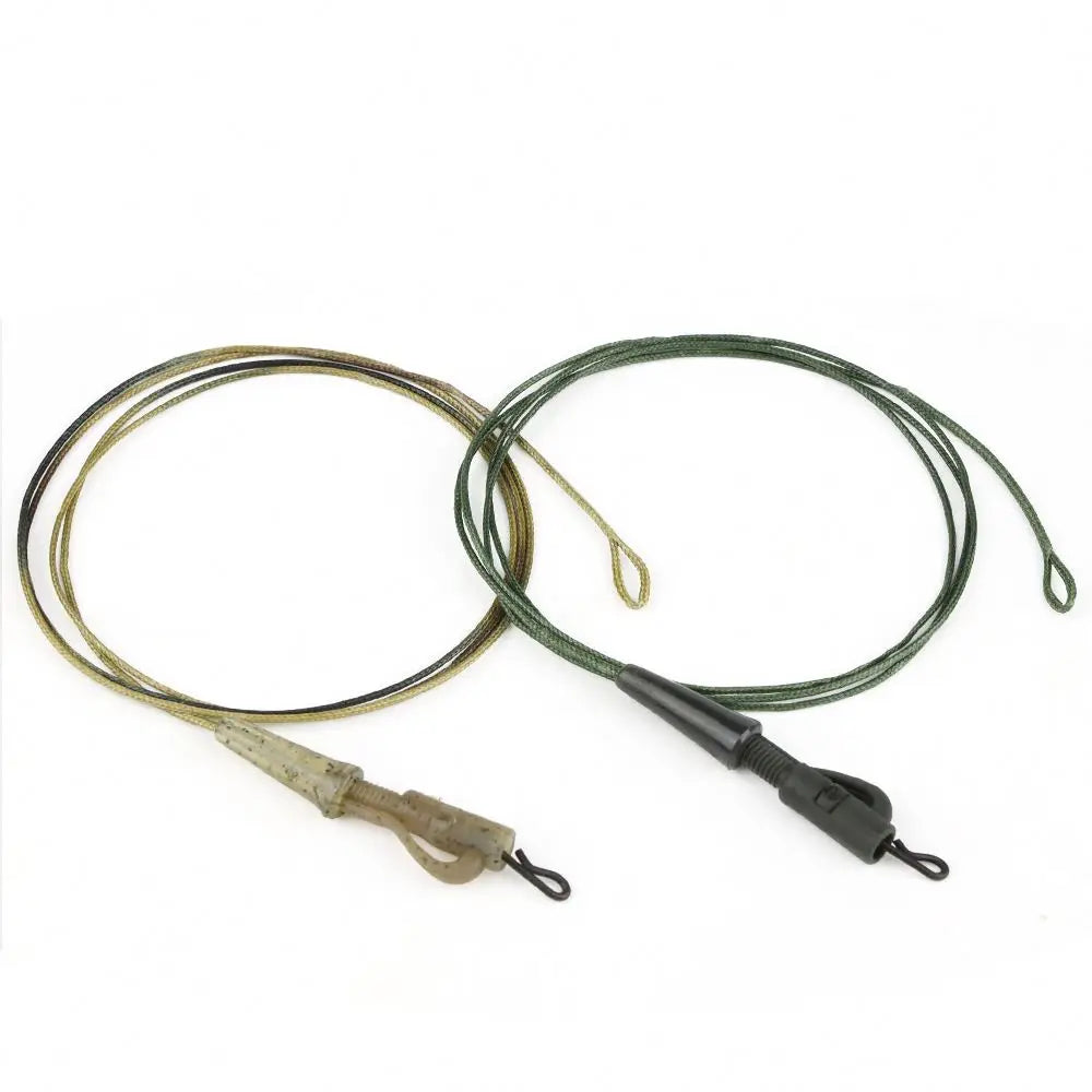 3pcs/pack Carp Fishing Line 35LB/45LB Braided Lead Fishing Line Lead Clip Feeder Method Swivel Connector Carp Tackle